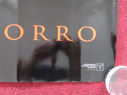 THE MASK OF ZORRO UK QUAD ROLLED POSTER ANTONIO BANDERAS ANTHONY HOPKINS 1998 Rendezvous Cinema Movie posters