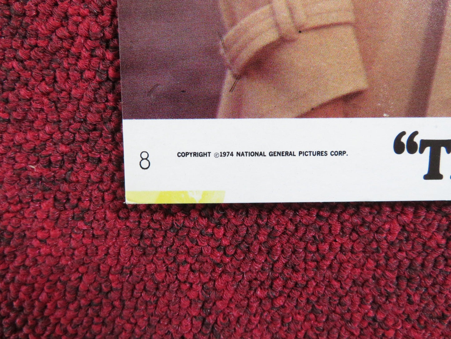 THE MASTER TOUCH - 8 LOBBY CARD KIRK DOUGLAS FLORINDA BOLKAN 1974 Rendezvous Cinema Movie posters