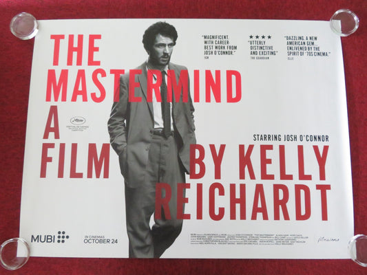 THE MASTERMIND UK QUAD ROLLED POSTER JOSH O'CONNOR ALANA HAIM 2025 Movie posters