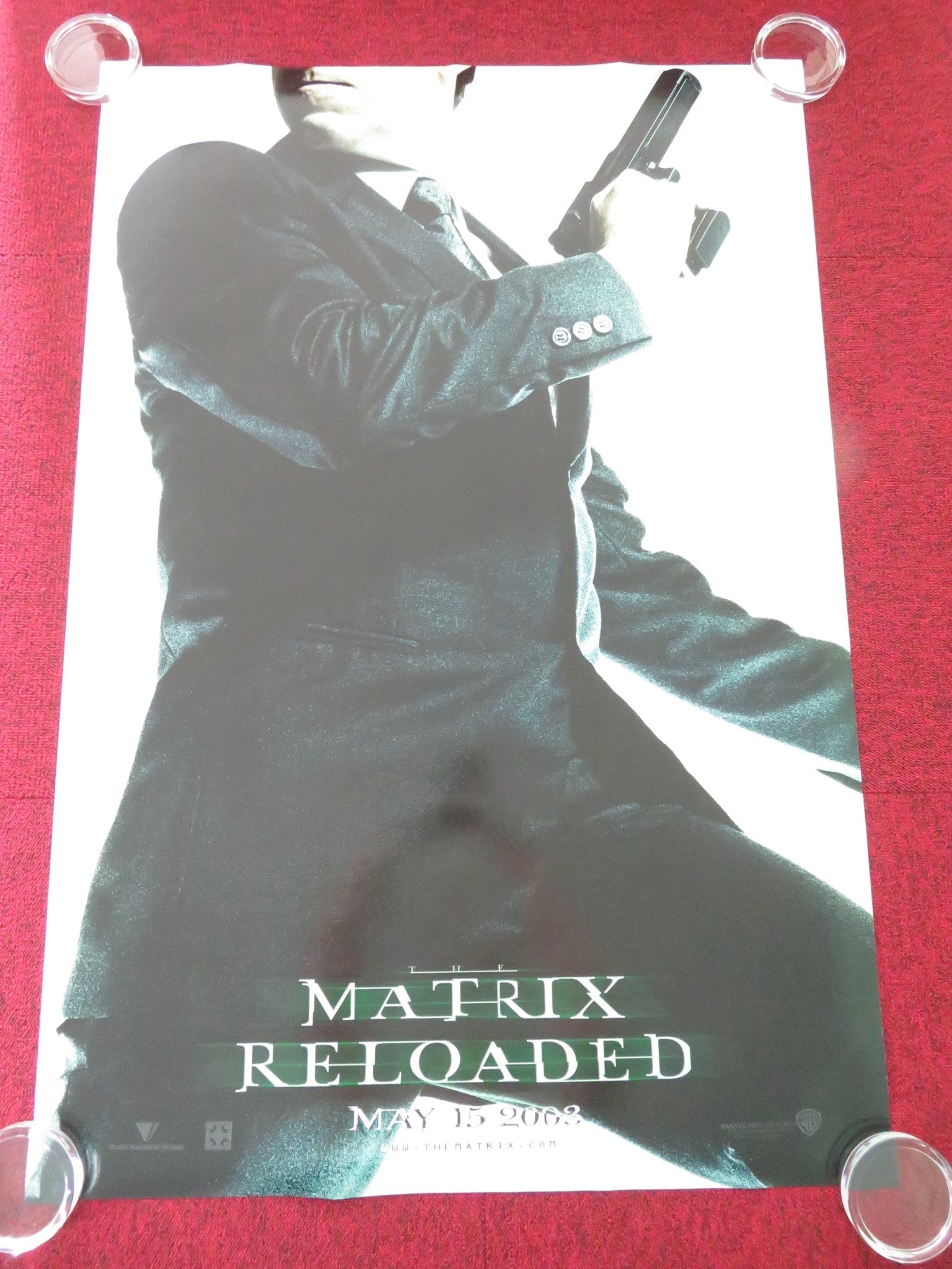 THE MATRIX RELOADED - E US ONE SHEET ROLLED POSTER HUGO WEAVING K. REEVES 2003 Movie posters
