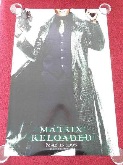 THE MATRIX RELOADED - G US ONE SHEET ROLLED POSTER LAURENCE FISHBURNE 2003 Movie posters
