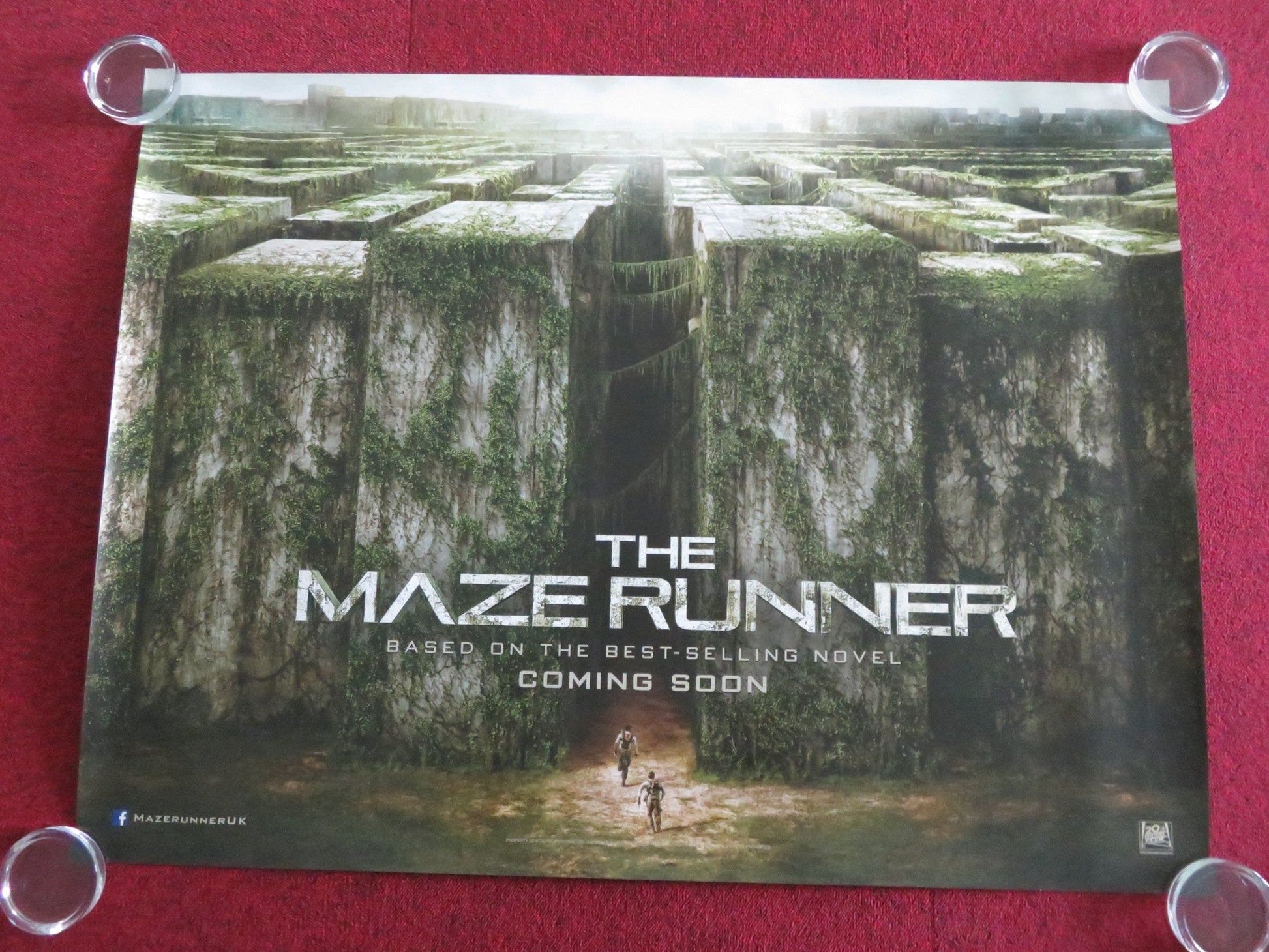 THE MAZE RUNNER - B UK QUAD ROLLED POSTER DYLAN O'BRIEN T. BRODIE-SANGSTER 2014 - Rendezvous Cinema