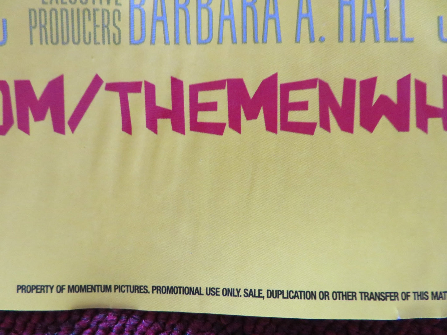 THE MEN WHO STARE AT GOATS UK QUAD ROLLED POSTER GEORGE CLOONEY E. MCGREGOR 2009 Rendezvous Cinema Movie posters