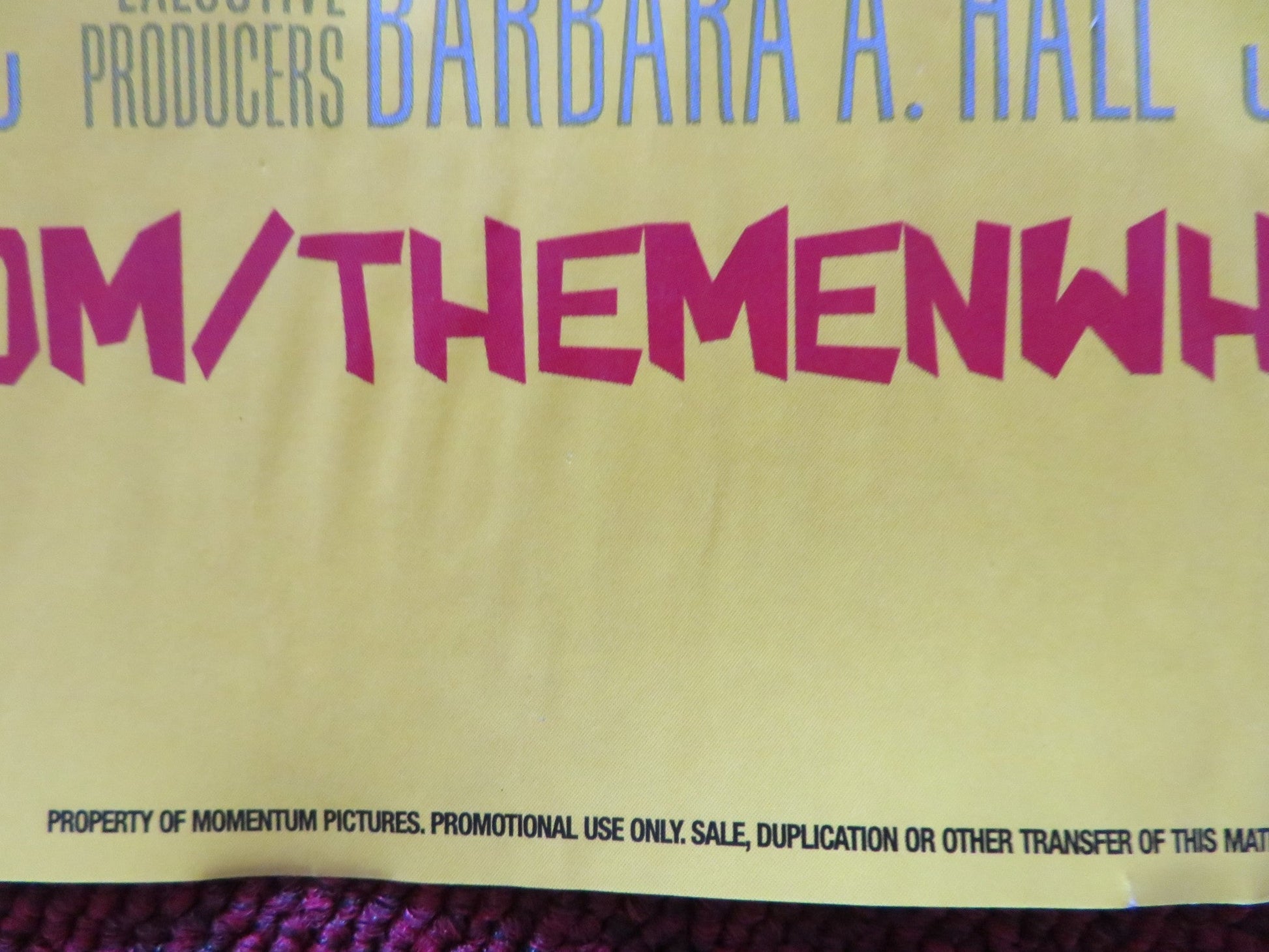 THE MEN WHO STARE AT GOATS UK QUAD ROLLED POSTER GEORGE CLOONEY E. MCGREGOR 2009 Rendezvous Cinema Movie posters