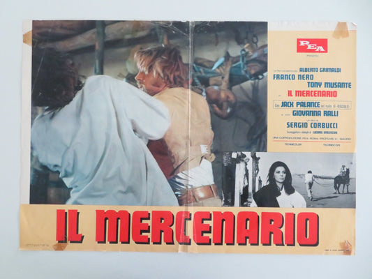 The Mercenary Italian Fotobusta Poster Franco Nero Jack Palance 1968 Movie posters