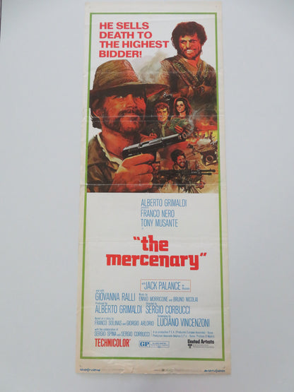 The Mercenary US Insert Poster Franco Nero Tony Musante 1969 Movie posters