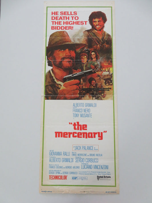 The Mercenary US Insert Poster Franco Nero Tony Musante 1969 Movie posters
