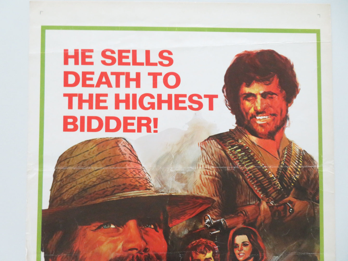 The Mercenary US Insert Poster Franco Nero Tony Musante 1969 Movie posters
