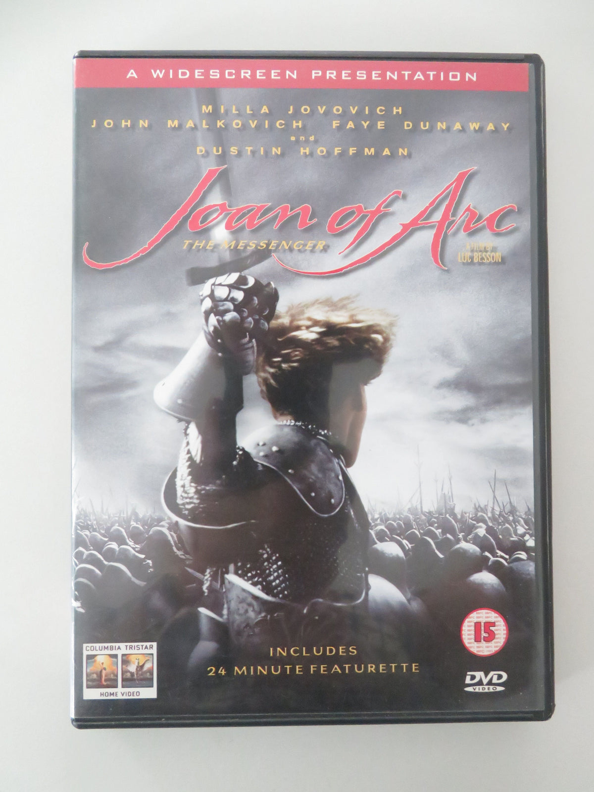 The Messenger: The Story of Joan of Arc (DVD) Milla Jovovich 1999 Region 2 Movie posters