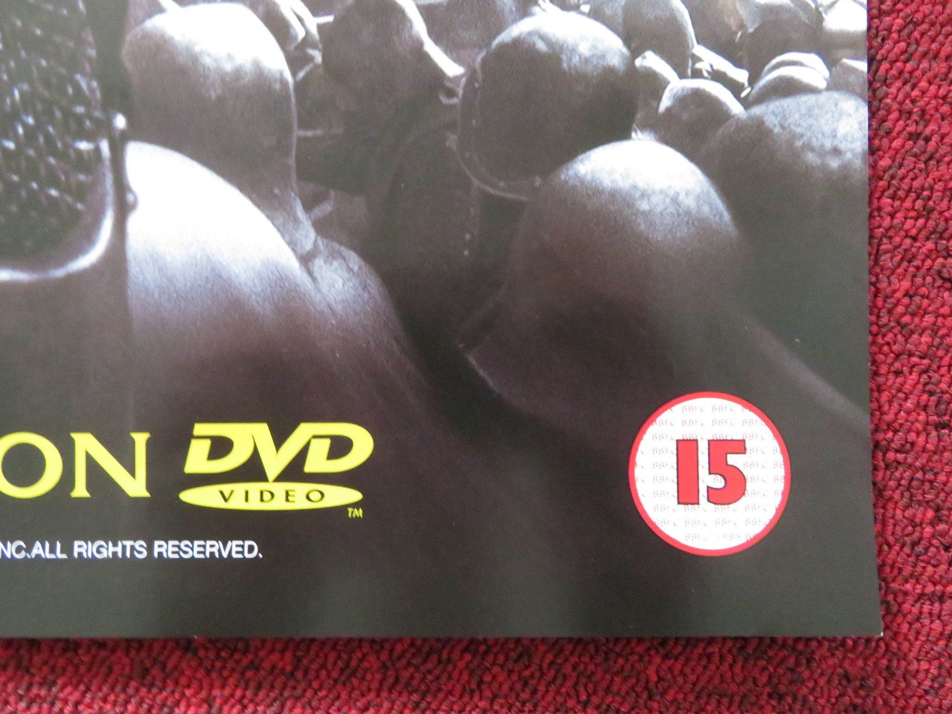 THE MESSENGER: THE STORY OF JOAN OF ARC DVD POSTER MILLA JOVOVICH 1999 Rendezvous Cinema Movie posters