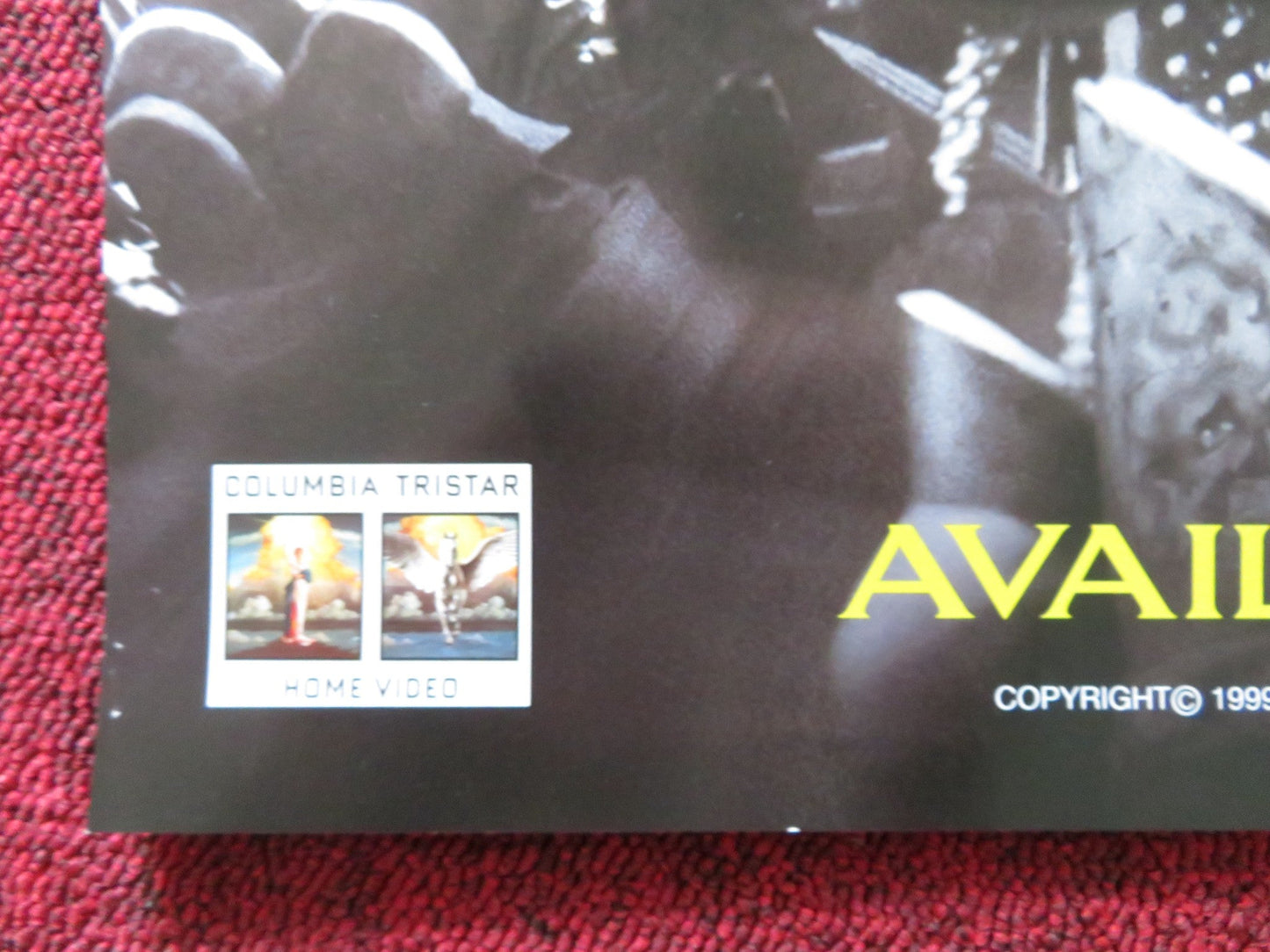 THE MESSENGER: THE STORY OF JOAN OF ARC DVD POSTER MILLA JOVOVICH 1999 Rendezvous Cinema Movie posters