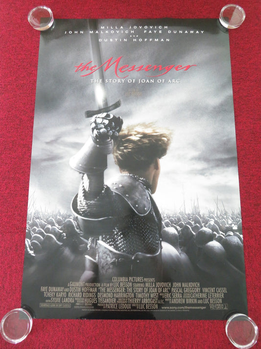 THE MESSENGER: THE STORY OF JOAN OF ARC US ONE SHEET ROLLED POSTER JOVOVICH 1999 Movie posters