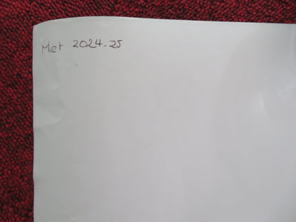 THE METROPOLITAN OPERA HD LIVE ON SCREEN IN CINEMAS UK QUAD ROLLED POSTER 2024 Movie posters