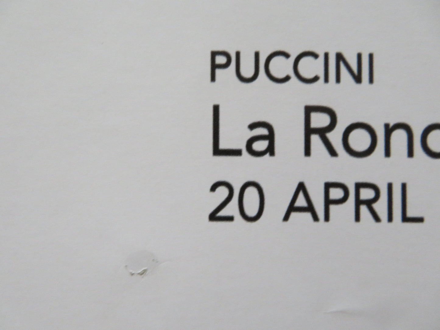 THE METROPOLITAN OPERA LIVE 2023/24 SEASON UK QUAD ROLLED POSTER DAVIDSEN 2023 Rendezvous Cinema Movie posters