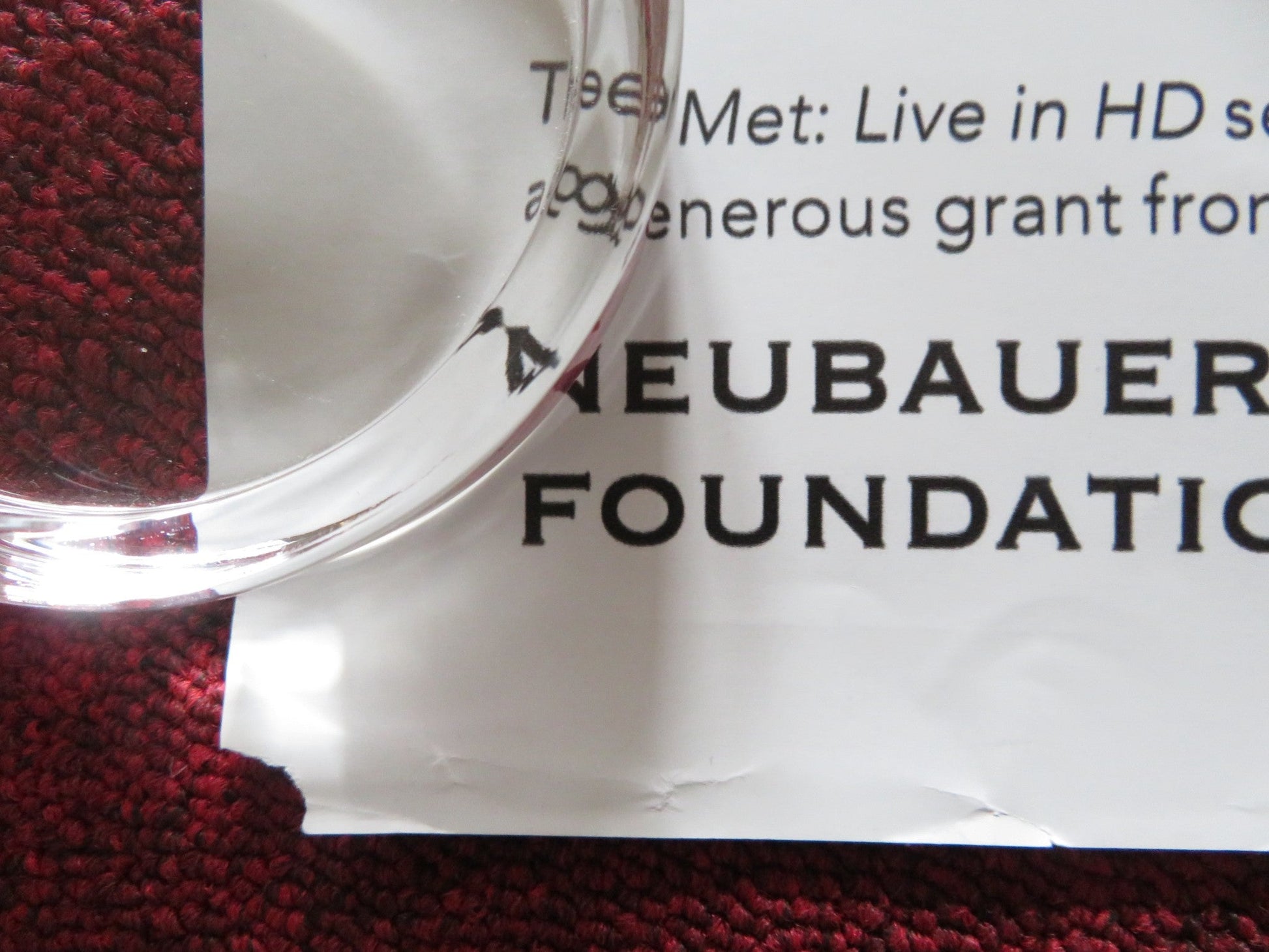 THE METROPOLITAN OPERA LIVE 2023/24 SEASON UK QUAD ROLLED POSTER DAVIDSEN 2023 Rendezvous Cinema Movie posters