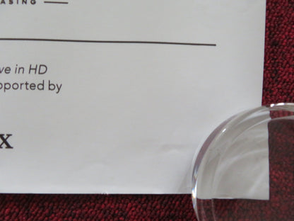 THE METROPOLITAN OPERA LIVE 2023/24 SEASON UK QUAD ROLLED POSTER DAVIDSEN 2023 Rendezvous Cinema Movie posters