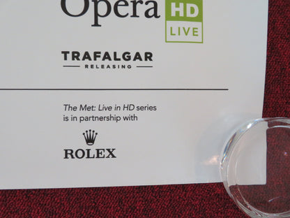 The Metropolitan Opera: Live On Screen in Cinemas 2025-26 UK Quad Rolled Poster Movie posters