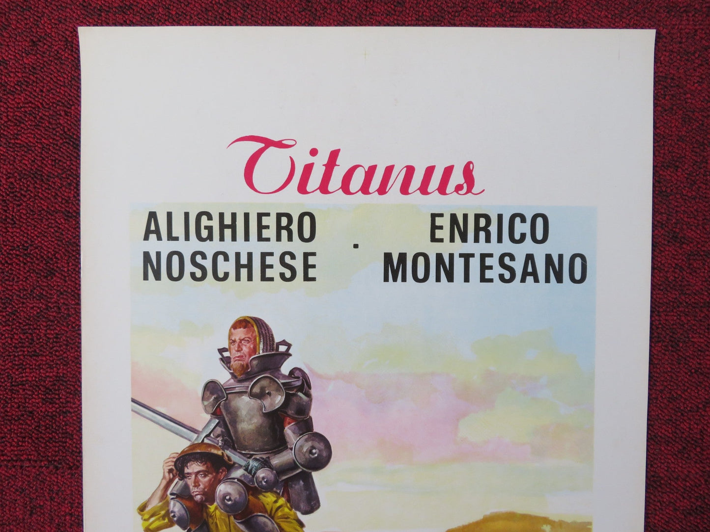 THE MIGHTY ANSELMO AND HIS SQUIRE ITALIAN LOCANDINA POSTER BRUNO CORBUCCI 1972 Rendezvous Cinema Movie posters