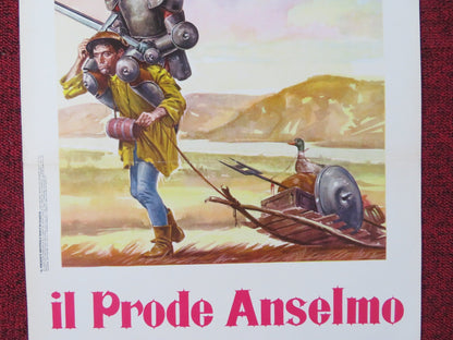 THE MIGHTY ANSELMO AND HIS SQUIRE ITALIAN LOCANDINA POSTER BRUNO CORBUCCI 1972 Rendezvous Cinema Movie posters