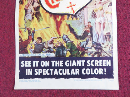 THE MIGHTY CRUSADES US INSERT POSTER FRANCISCO RABAL SYLVA KOSCINA 1960 Rendezvous Cinema Movie posters