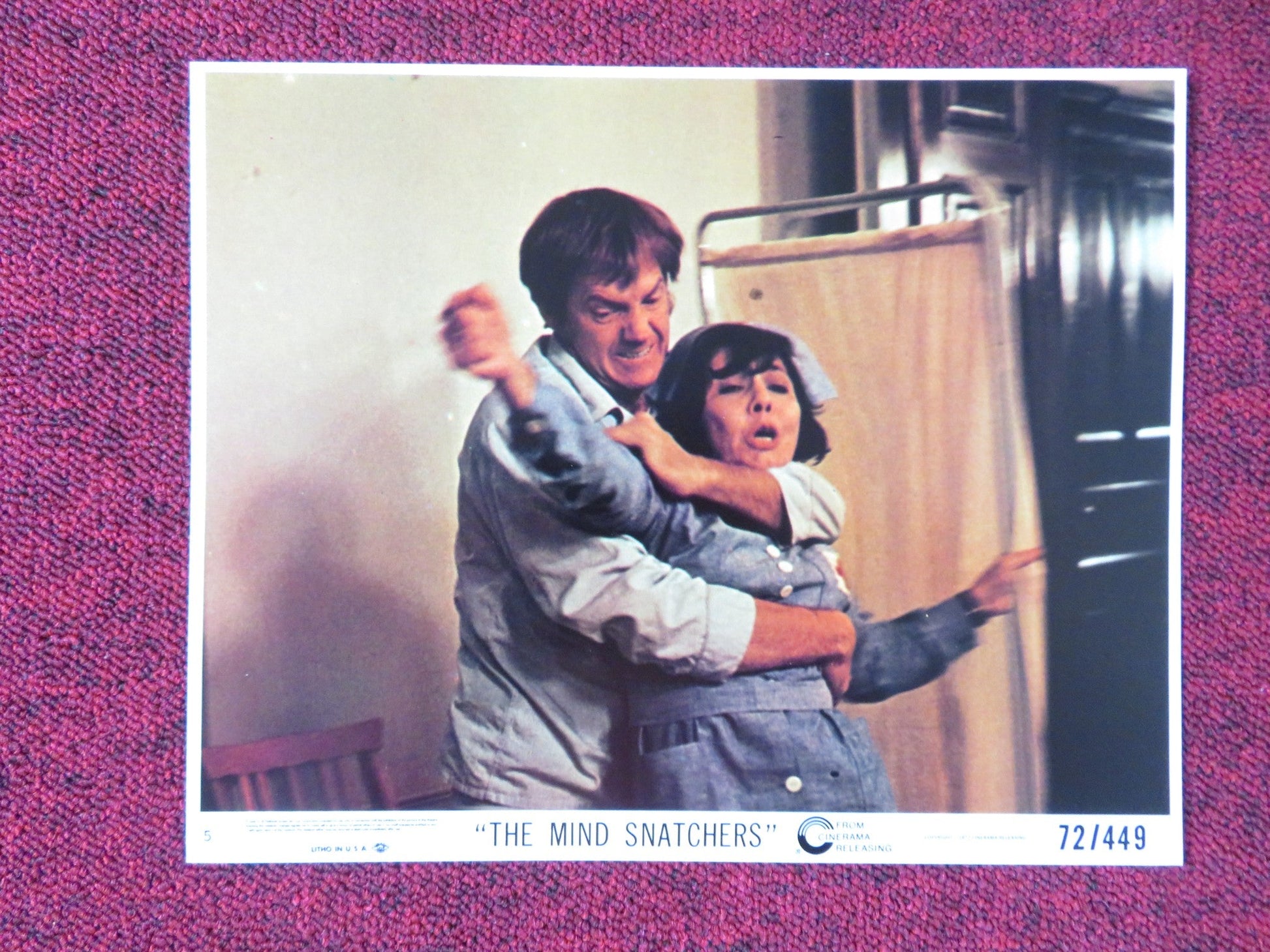 THE MIND SNATCHERS - 5B LOBBY CARD - CHRISTOPHER WALKEN JOSS ACKLAND 1972 Rendezvous Cinema Movie posters