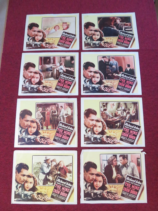 THE MINE WITH THE IRON DOOR US LOBBY CARD FULL SET RICHARD ARLEN R1952 Rendezvous Cinema Movie posters