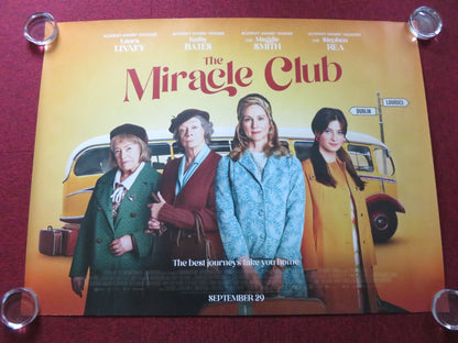 THE MIRACLE CLUB - B UK QUAD ROLLED POSTER MAGGIE SMITH LAURA LINNEY 2023 Rendezvous Cinema Movie posters