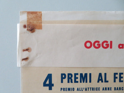 THE MIRACLE WORKER ITALIAN LOCANDINA POSTER ANNE BANCROFT PATTY DUKE 1962 Movie posters