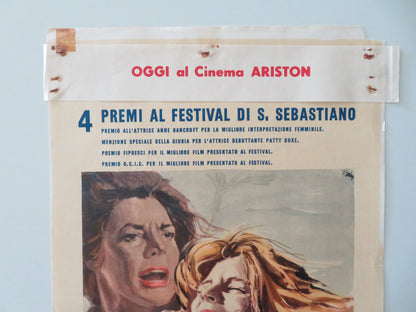THE MIRACLE WORKER ITALIAN LOCANDINA POSTER ANNE BANCROFT PATTY DUKE 1962 Movie posters