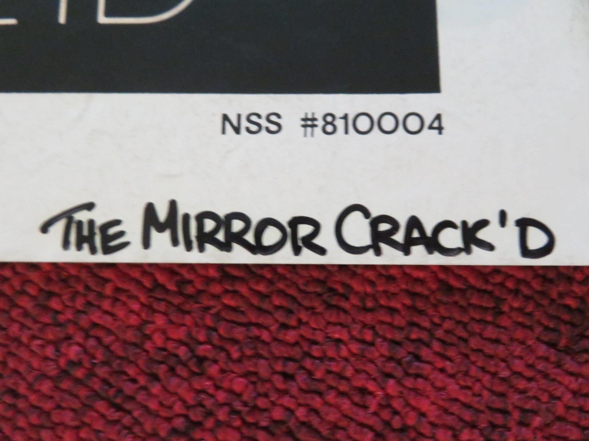 THE MIRROR CRACK'D FOLDED US ONE SHEET POSTER ANGELA LANSBURY TONY CURTIS 1980 Movie posters
