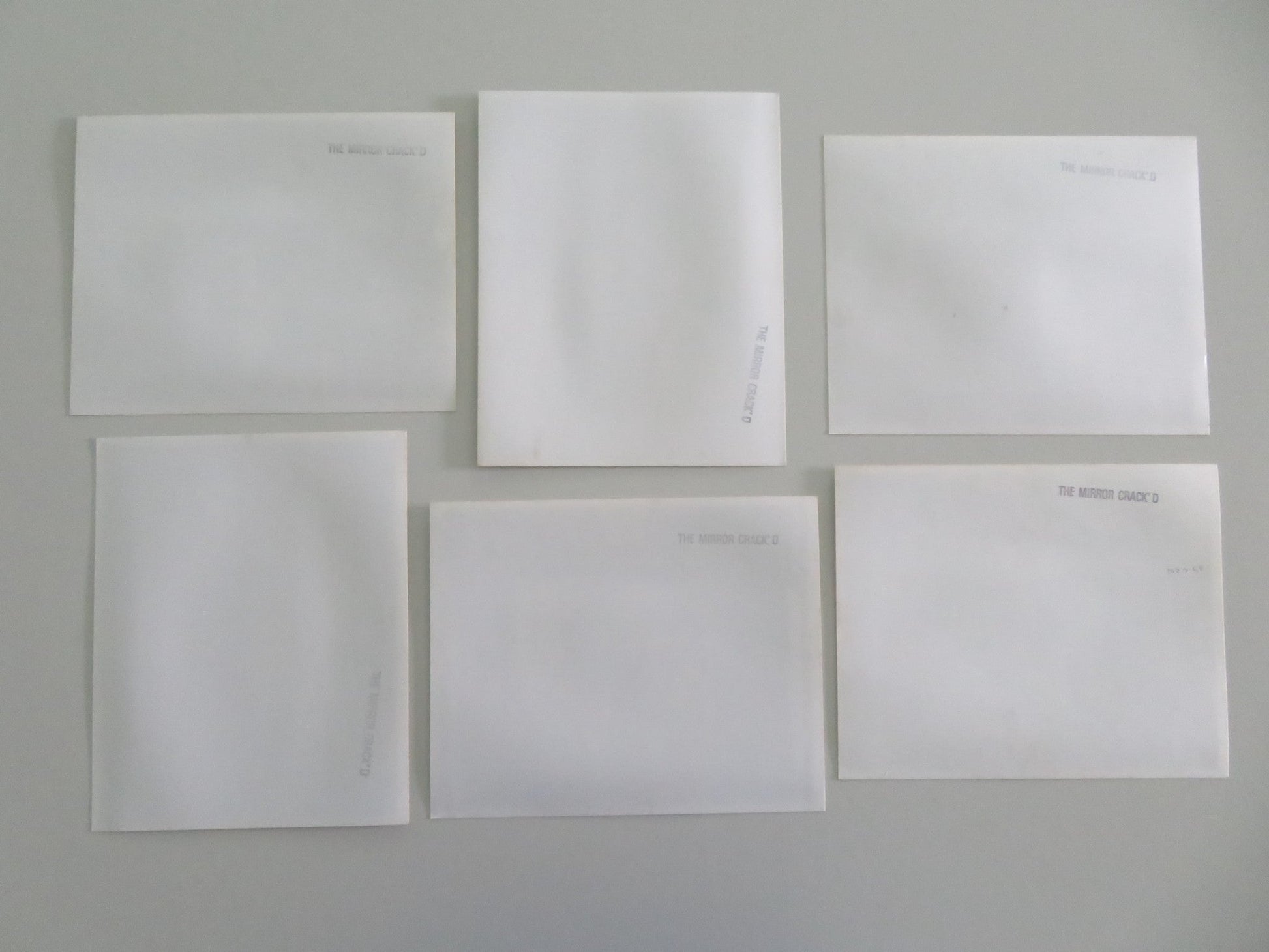 THE MIRROR CRACK'D MOVIE STILL PHOTO LOT OF 6 ANGELA LANSBURY E. TAYLOR 1980 Movie posters