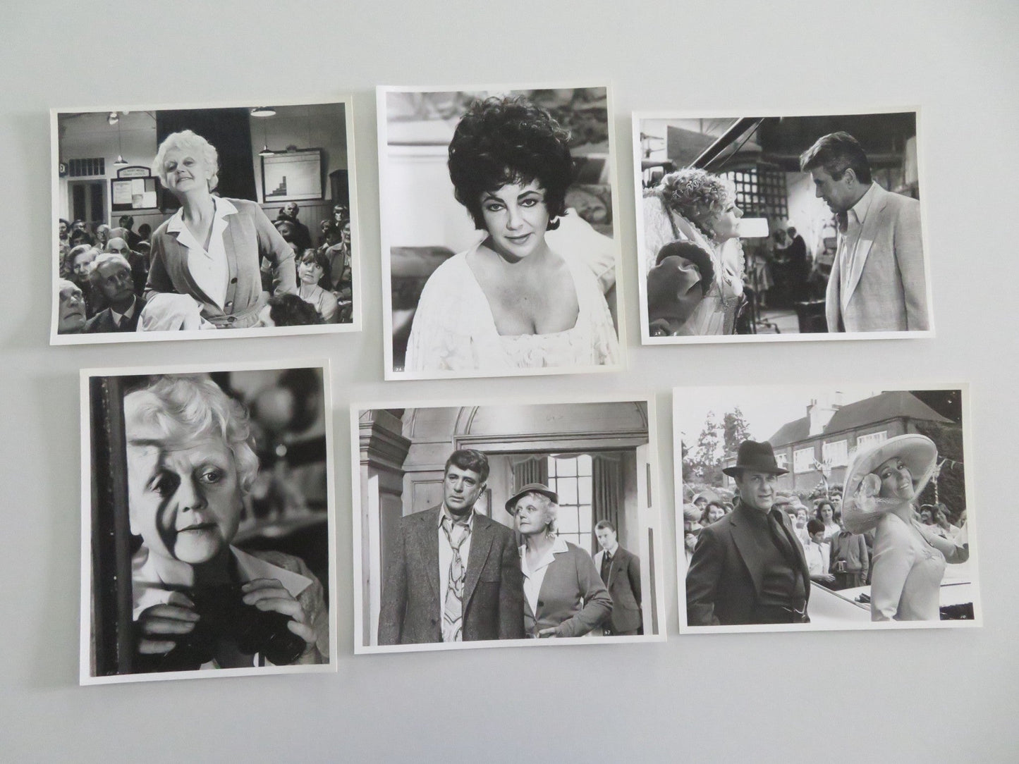 THE MIRROR CRACK'D MOVIE STILL PHOTO LOT OF 6 ANGELA LANSBURY E. TAYLOR 1980 Movie posters