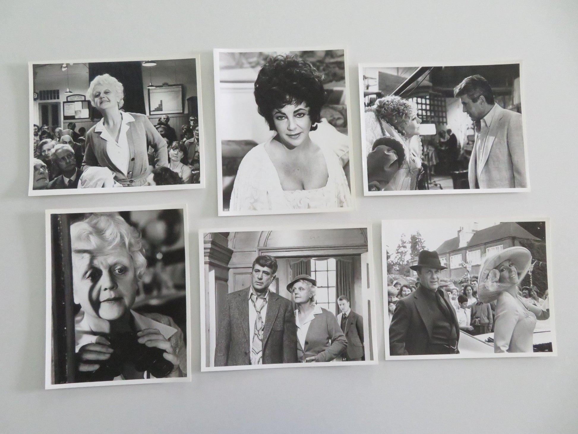 THE MIRROR CRACK'D MOVIE STILL PHOTO LOT OF 6 ANGELA LANSBURY E. TAYLOR 1980 Movie posters