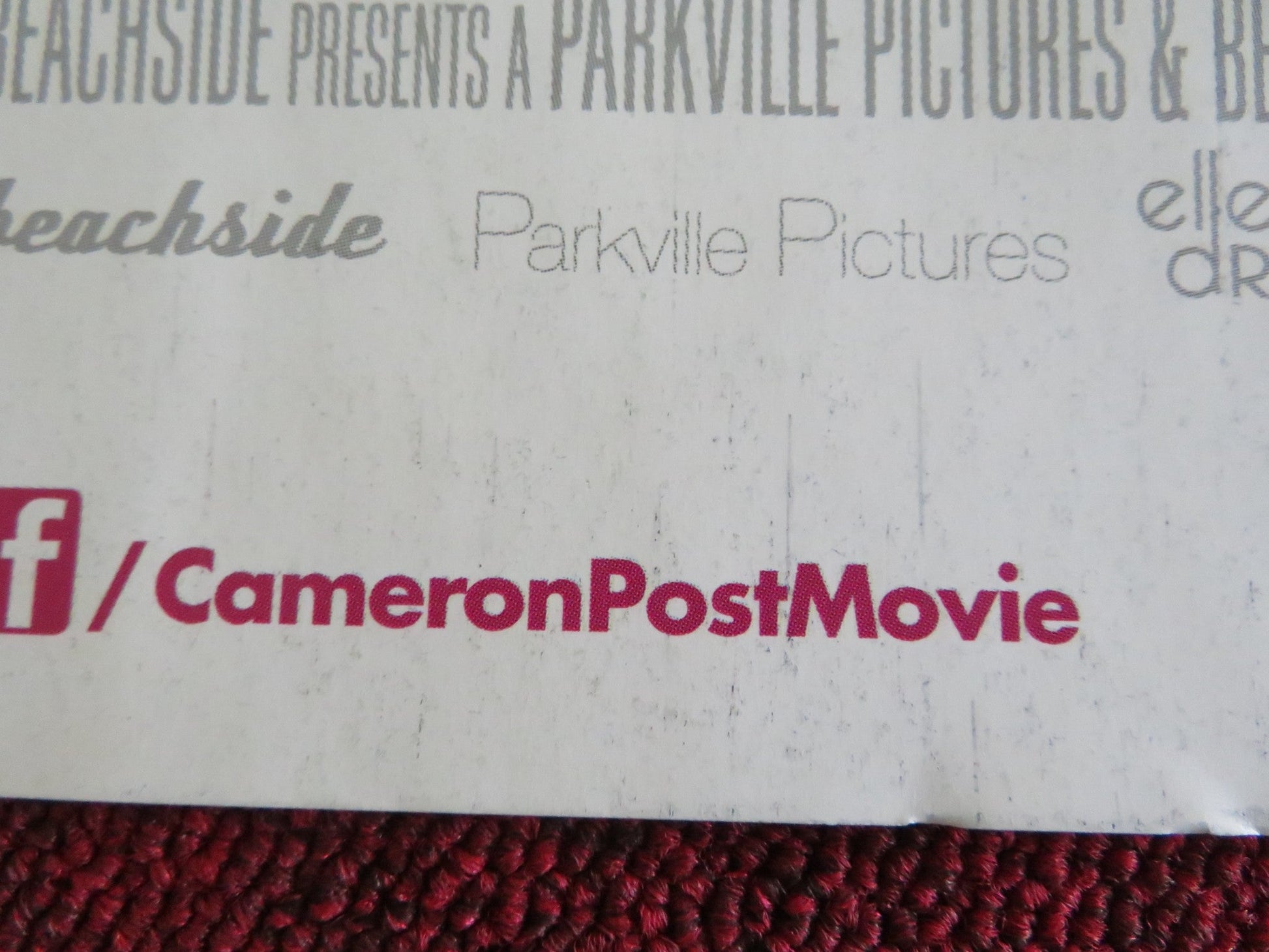 THE MISEDUCATION OF CAMERON POST UK QUAD ROLLED POSTER CHLOE GRACE MORETZ 2018 Movie posters