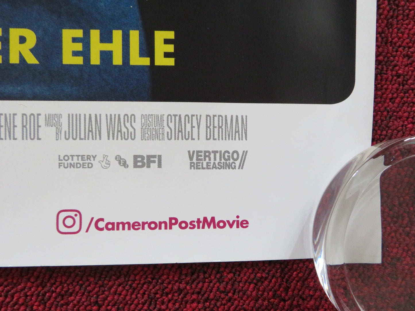 THE MISEDUCATION OF CAMERON POST UK QUAD ROLLED POSTER CHLOE GRACE MORETZ 2018 Rendezvous Cinema Movie posters