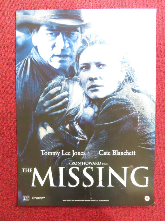 THE MISSING VHS VIDEO POSTER TOMMY LEE JONES CATE BLANCHETT 2003 Rendezvous Cinema Movie posters