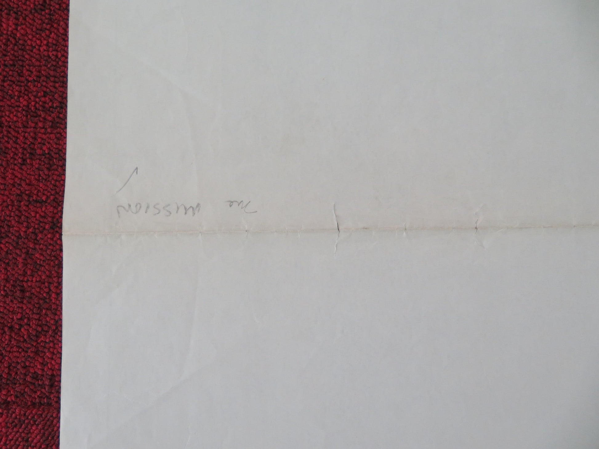 THE MISSION SPANISH POSTER ROLLED ROBERT DE NIRO JEREMY IRONS 1986 Movie posters