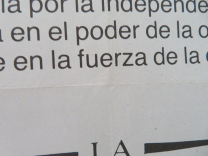 THE MISSION SPANISH POSTER ROLLED ROBERT DE NIRO JEREMY IRONS 1986 Movie posters