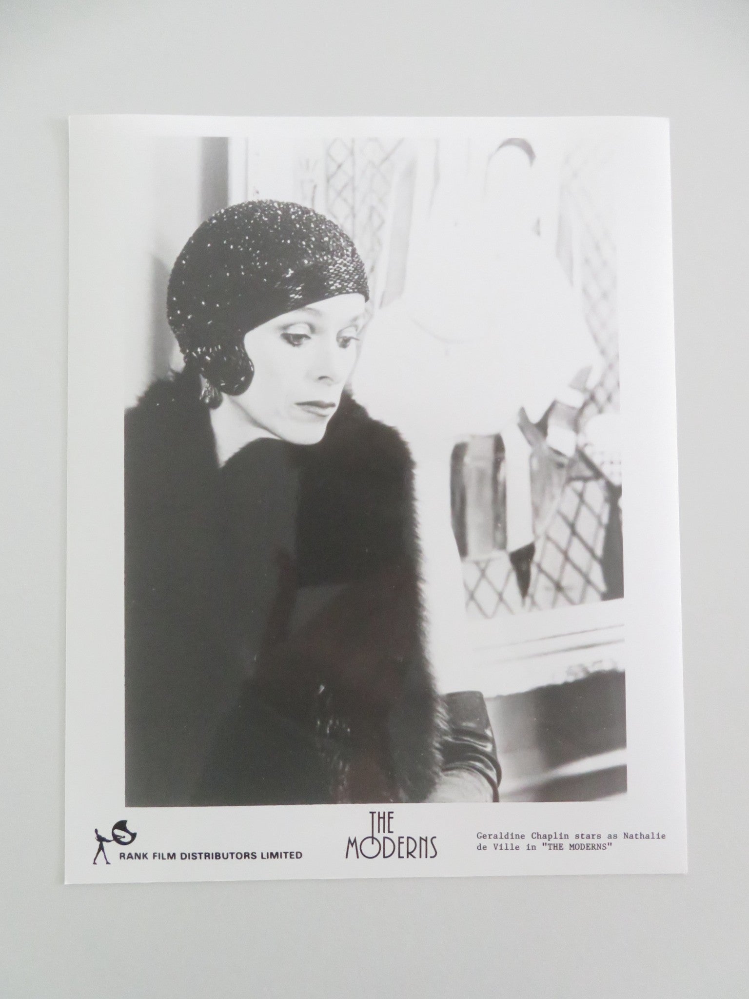 THE MODERNS - A MOVIE STILL PHOTO GERALDINE CHAPLIN 1988 Movie posters