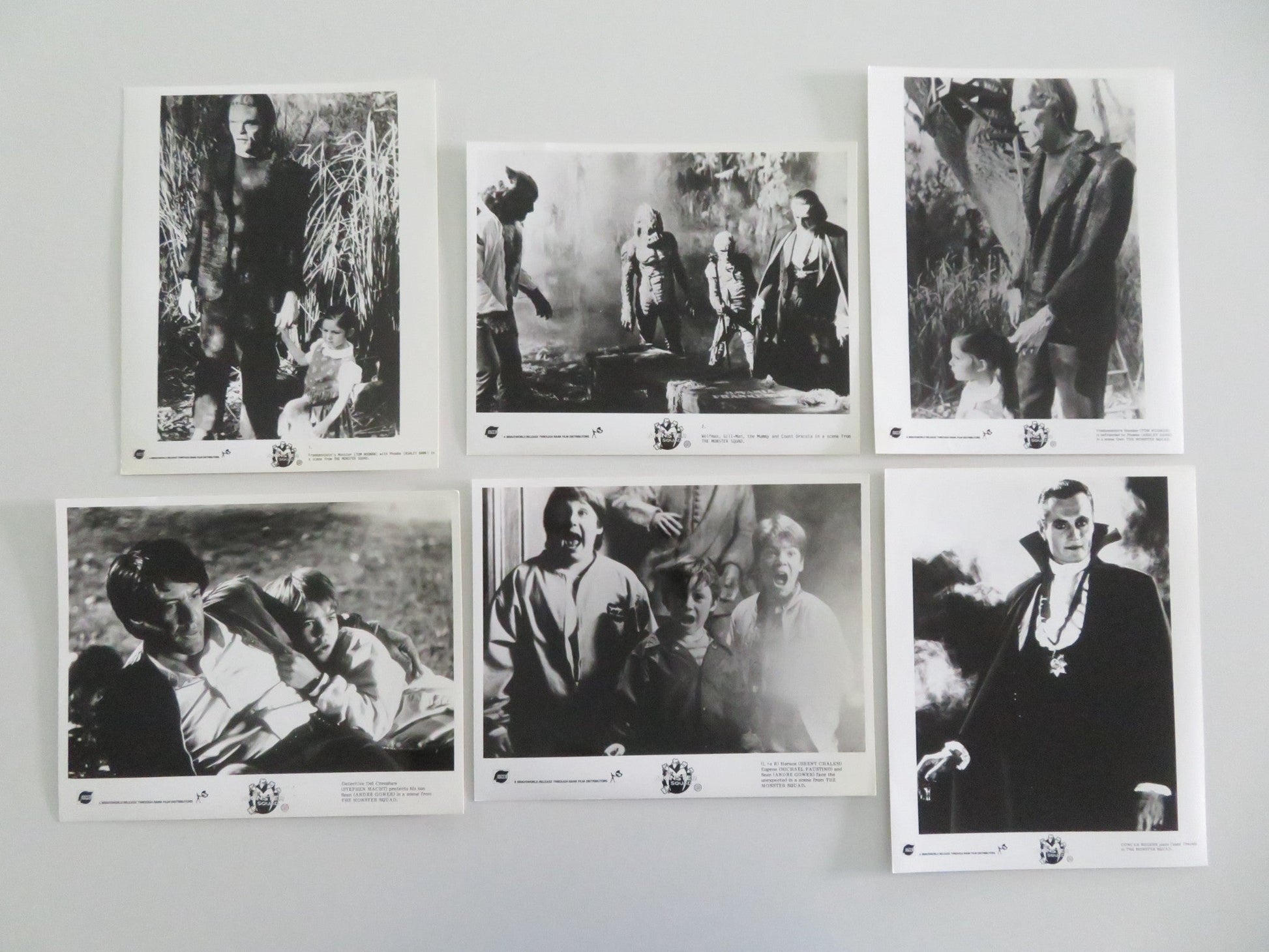 THE MONSTER SQUAD MOVIE STILL PHOTO LOT OF 6 TOM NOONAN DUNCAN REGEHR 1987 Movie posters