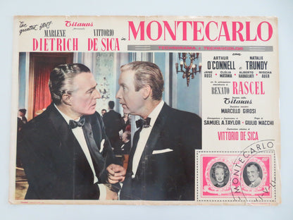 THE MONTE CARLO STORY - B ITALIAN FOTOBUSTA POSTER MARLENE DIETRICH 1956 Movie posters