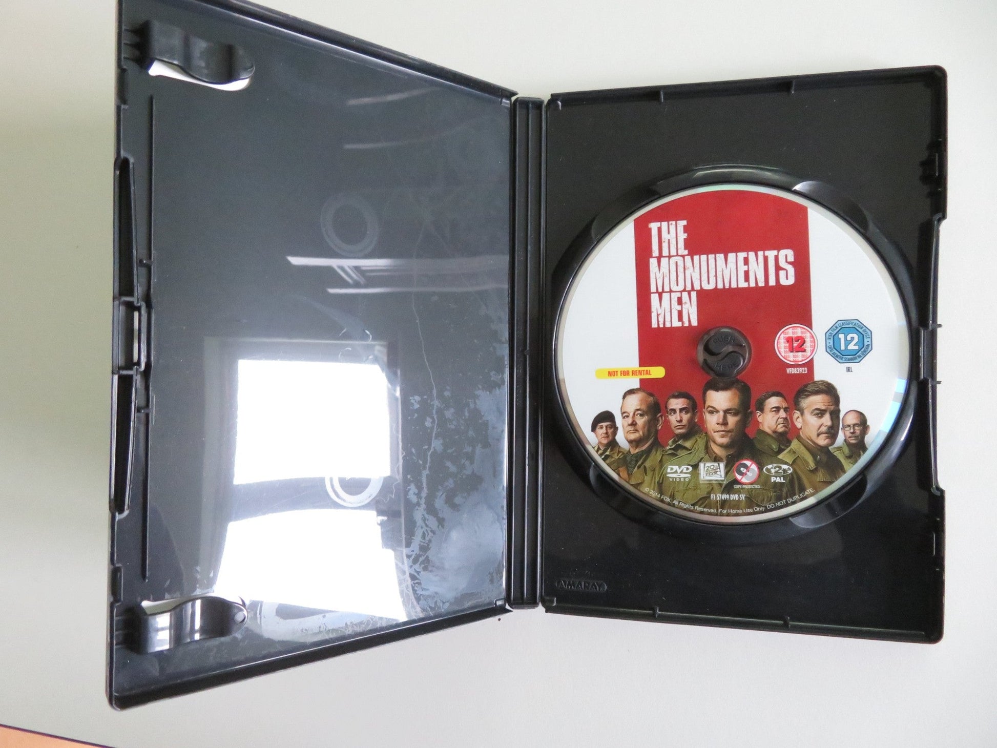 THE MONUMENTS MEN (DVD) GEORGE CLOONEY MATT DAMON 2014 REGION 2 Movie posters