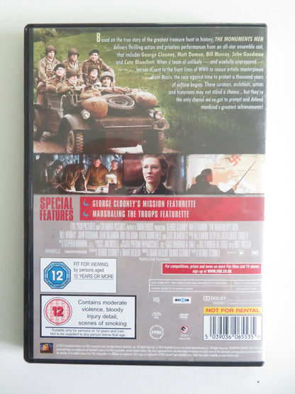 THE MONUMENTS MEN (DVD) GEORGE CLOONEY MATT DAMON 2014 REGION 2 Movie posters