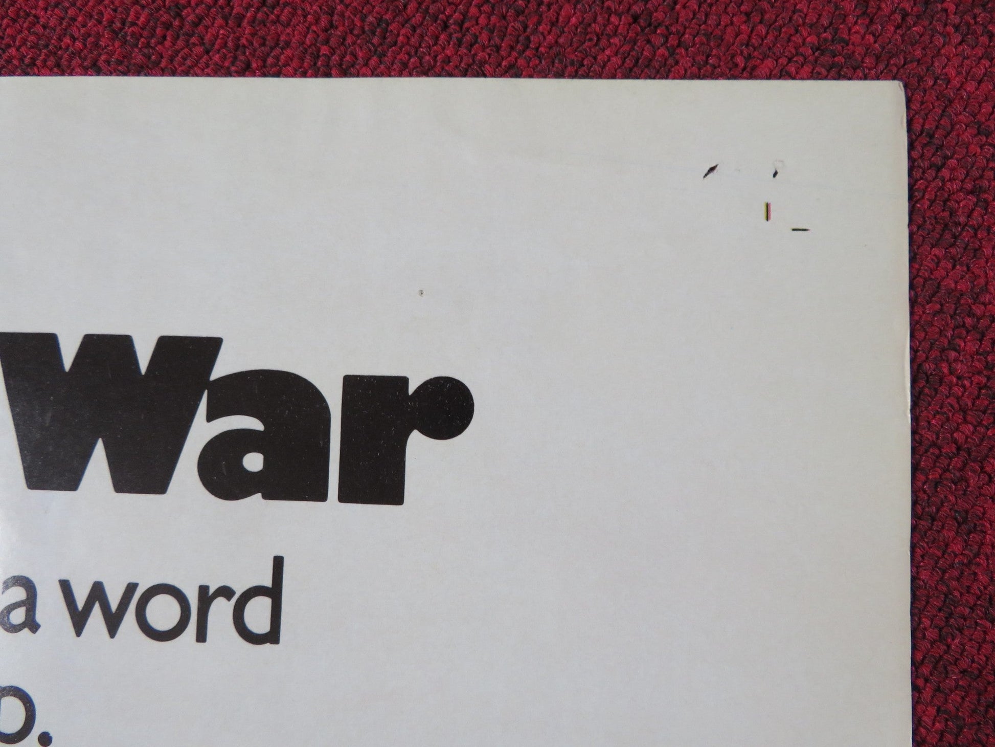 THE MOONSHINE WAR - B FOLDED US ONE SHEET POSTER PATRICK MCGOOHAN 1970 Rendezvous Cinema Movie posters