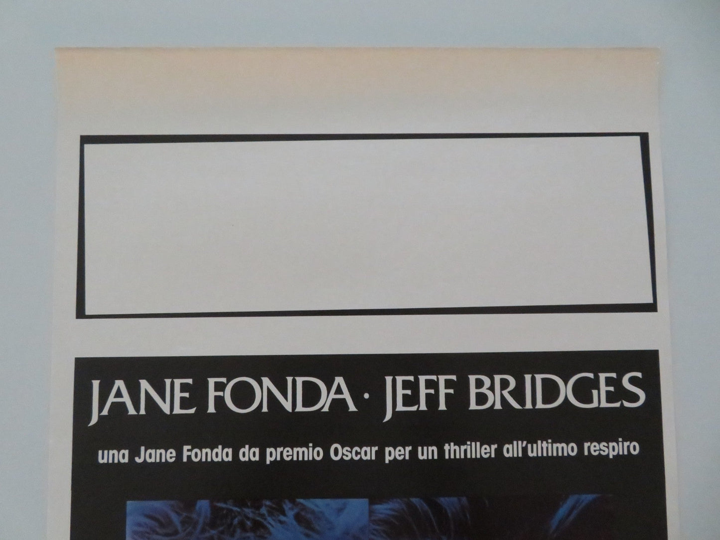 THE MORNING AFTER ITALIAN LOCANDINA POSTER JANE FONDA JEFF BRIDGES 1987 Movie posters