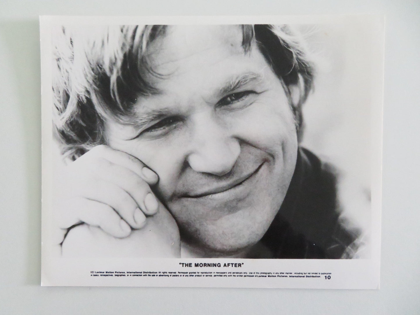 THE MORNING AFTER MOVIE STILL PHOTO LOT OF 6 JANE FONDA JEFF BRIDGES 1986 Movie posters