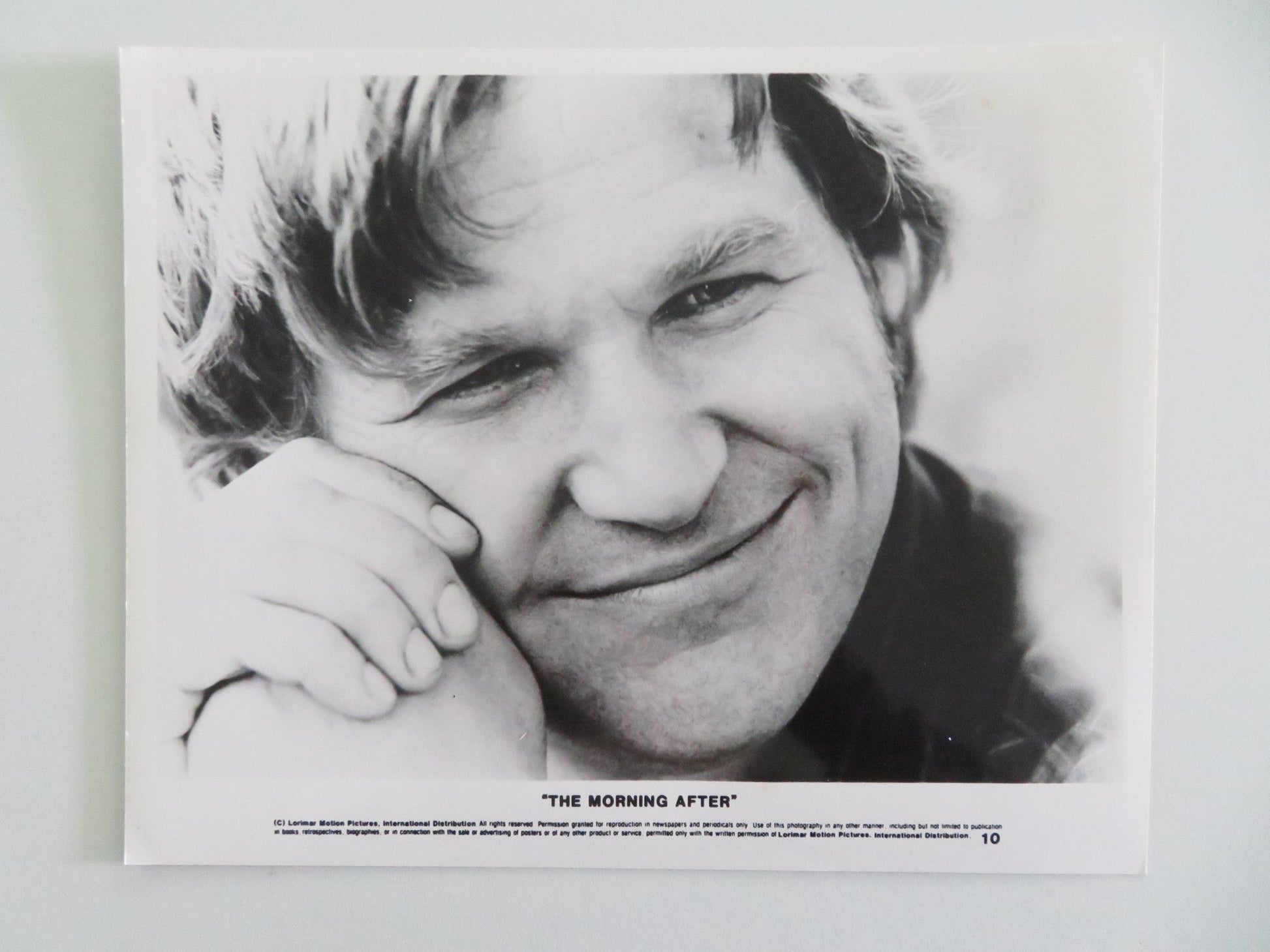 THE MORNING AFTER MOVIE STILL PHOTO LOT OF 6 JANE FONDA JEFF BRIDGES 1986 Movie posters