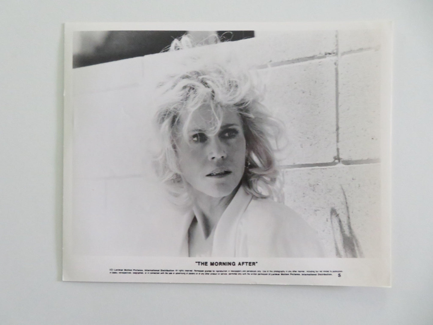 THE MORNING AFTER MOVIE STILL PHOTO LOT OF 6 JANE FONDA JEFF BRIDGES 1986 Movie posters