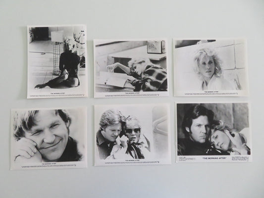 THE MORNING AFTER MOVIE STILL PHOTO LOT OF 6 JANE FONDA JEFF BRIDGES 1986 Movie posters