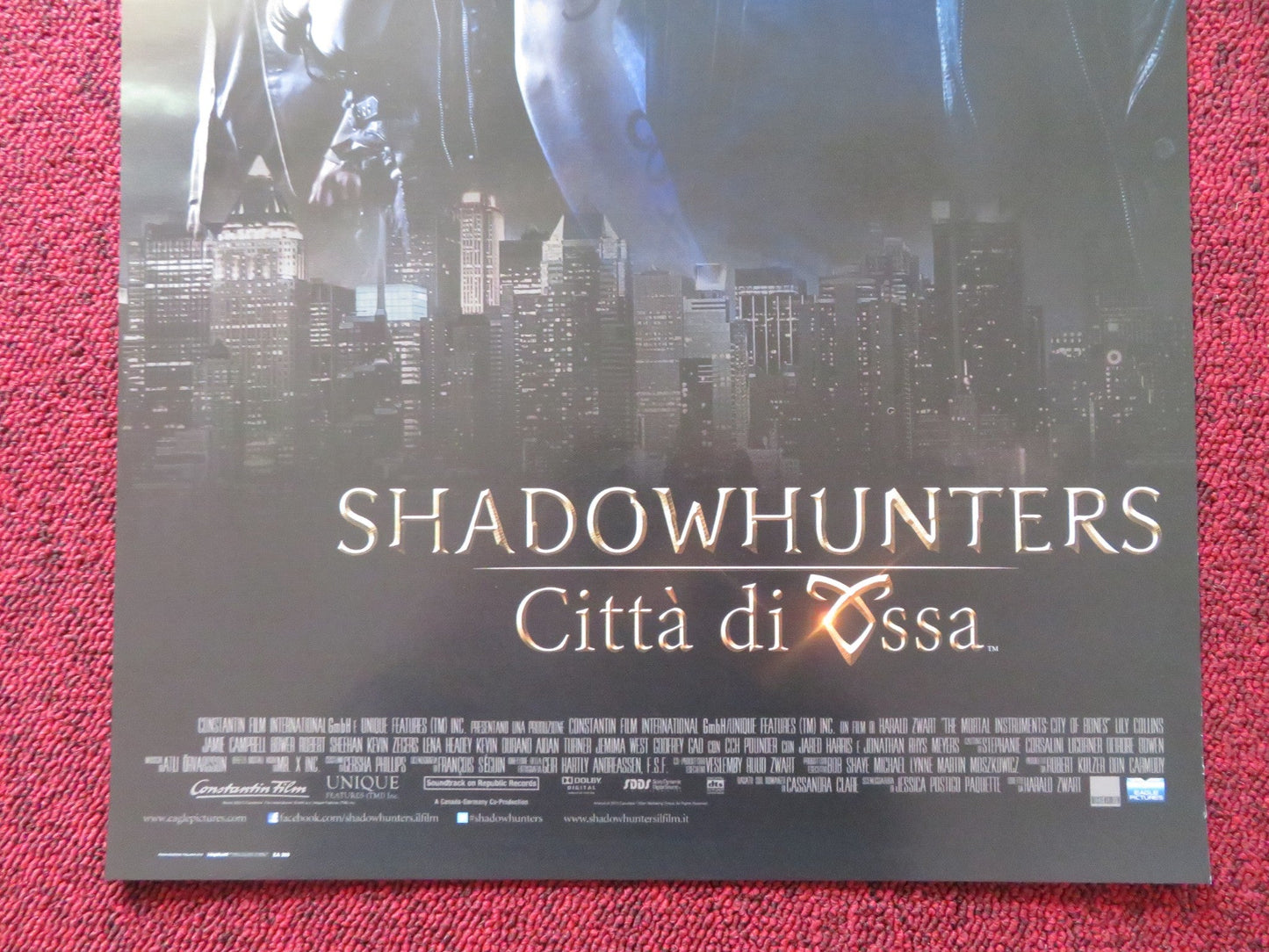 THE MORTAL INSTRUMENTS: CITY OF BONES ITALIAN LOCANDINA POSTER LILY COLLINS 2013 Rendezvous Cinema Movie posters